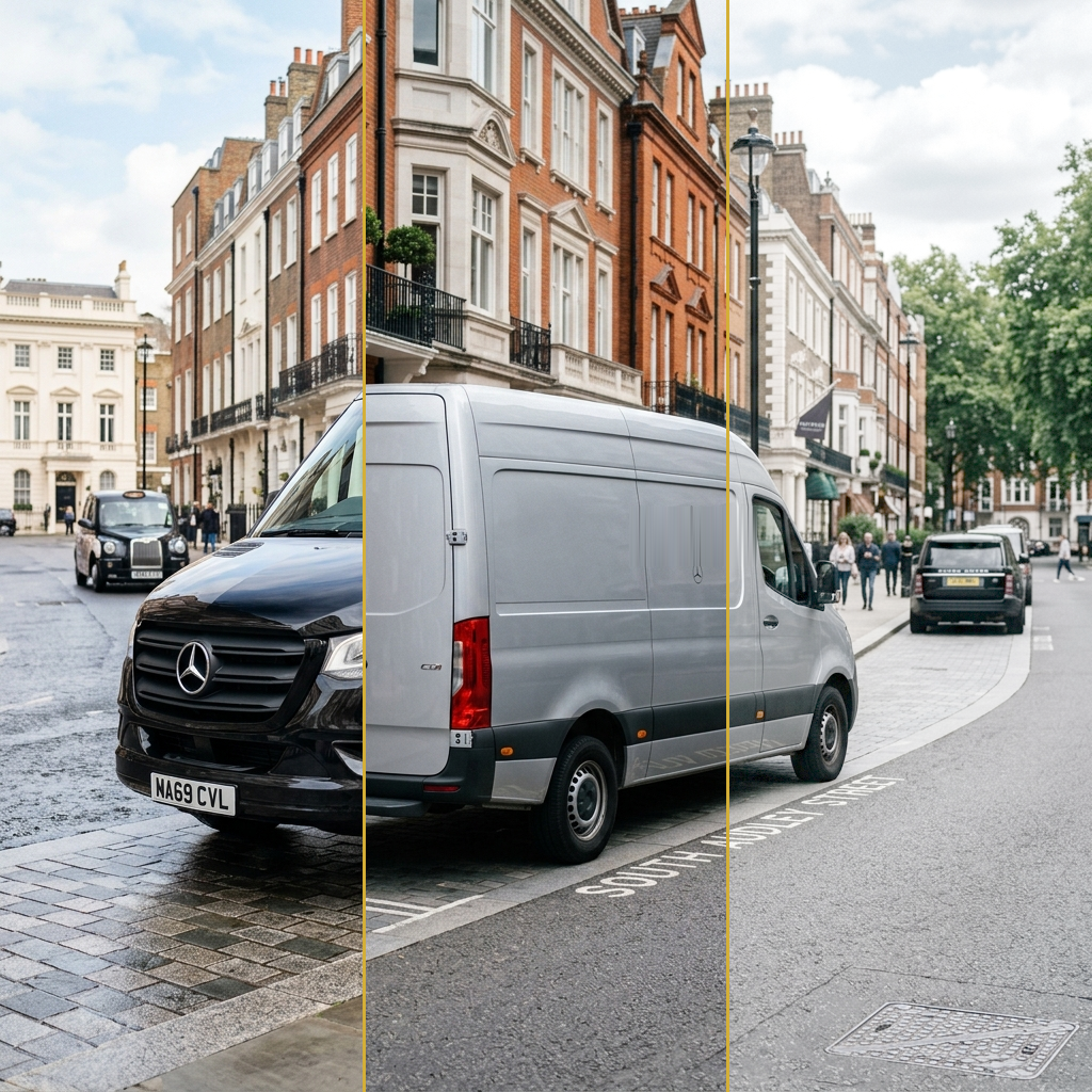 Black Key Enterprise Mercedes Sprinter courier van — Across London and far beyond